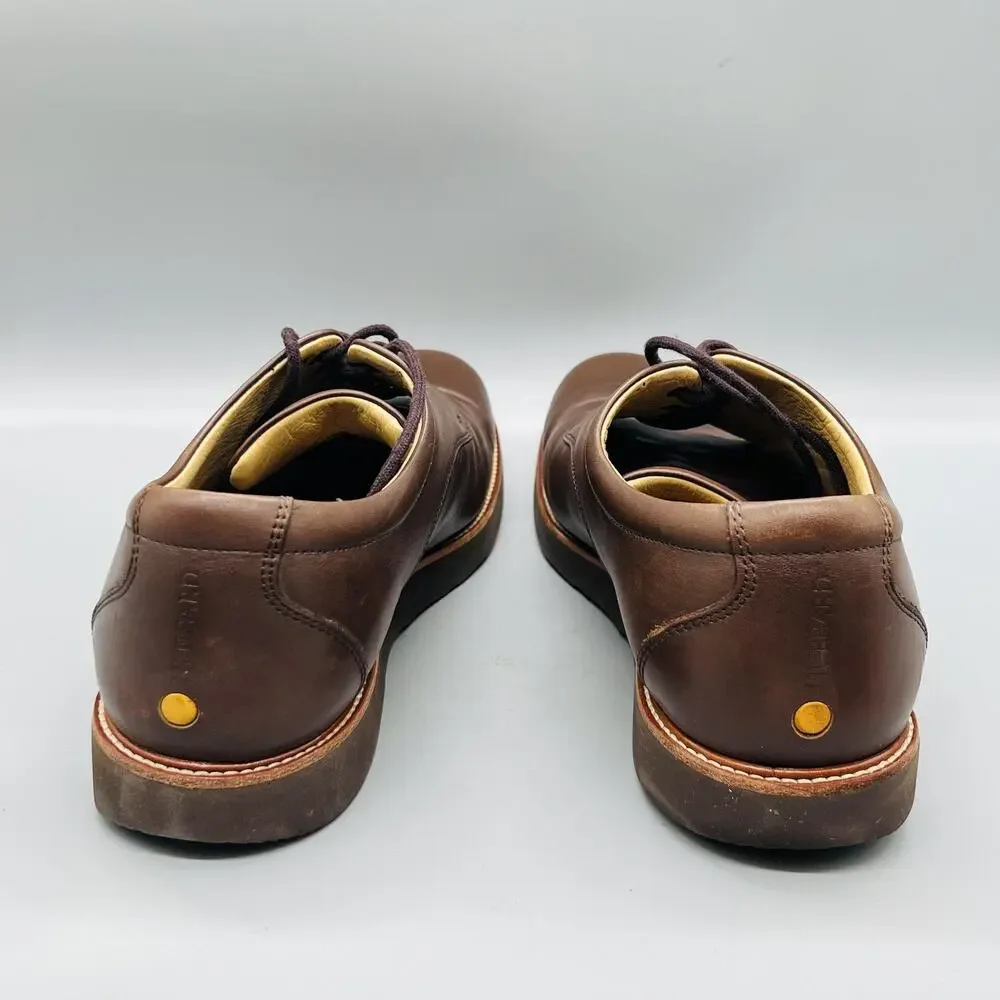 Samuel Hubbard Shoes Mens 11.5 Brown Leather Lace Up Casual Sneakers Comfort